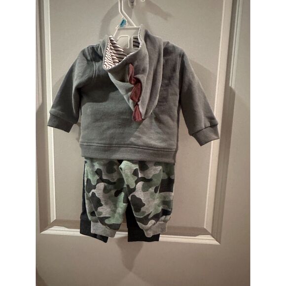 NEW Kids Headquarters Little Stegosaurus 4 Piece Outfit Size 6 Months - Picture 11 of 14